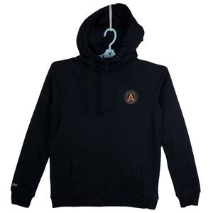 Atlanta FC Mitchell & Ness MLS Womens Medium Hoodie Embroidery Logo Black New